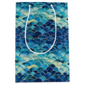 海ブルーマーメイド ミディアムペーパーバッグ (正面)