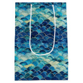 海ブルーマーメイド ミディアムペーパーバッグ (裏面)