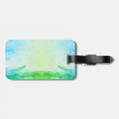 海ブルーモノグラム荷物タグ ラゲッジタグ (裏面横)