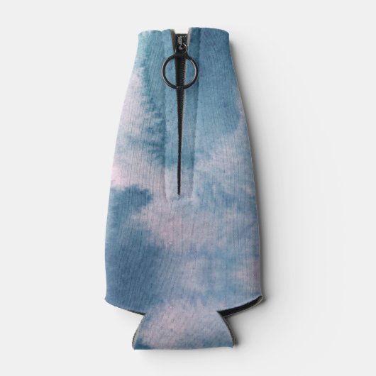 海ブルーレトロ絞り染め ボトルクーラー (裏面)