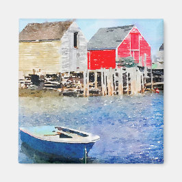 海ブルーロック魚釣りシャックス マグネット