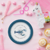 海ブルーロブスターベイク ペーパープレート (パーティー)