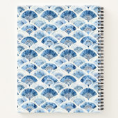 海ブルー名前をカスタムするニューリュウズお気に入りのレシピ ノートブック (裏面)