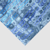海ブルー抽象芸術水模様 薄葉紙 (詳細)