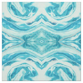 海ブルー抽象芸術絵を描ビーチ大理石波 ファブリック (見本)