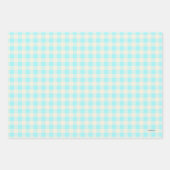 海ブルー熱帯のパップスのギフトラップセットの3 ラッピングペーパーシート (正面2)