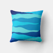 海ブルー装飾用クッション クッション (裏面)