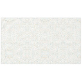 海ブルー金ゴールドサンドドット テーブルクロス (正面(横))