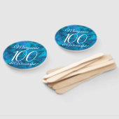 海ブルー100と素晴らしい誕生日パーティー ハンドファン (組立なし)