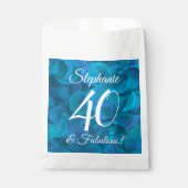 海ブルー40と素晴らしい誕生日パーティー フェイバーバッグ (正面)