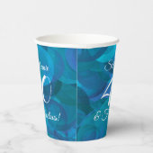 海ブルー40と素晴らしい誕生日パーティー 紙コップ (右)