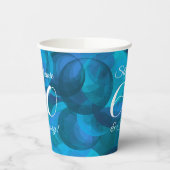 海ブルー60とサッシー誕生日パーティー 紙コップ (左)