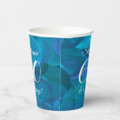 海ブルー60とサッシー誕生日パーティー 紙コップ (右)