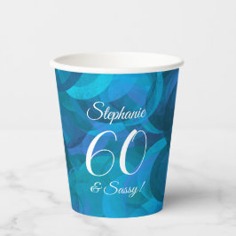 海ブルー60とサッシー誕生日パーティー 紙コップ