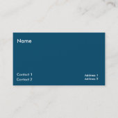 海ブルーQRコード 名刺 (正面)