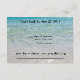 海ブルーRsvpと曲リクエスト 出欠カード