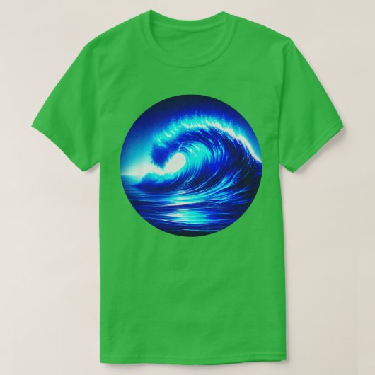 海ブルーTシャツ Tシャツ (デザイン正面)