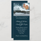 海ブ結婚ルー 招待状 (正面/裏面)