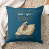 海ブ読ルーヴィンテージの本ワイルドフラワー クッション (ブランケット)