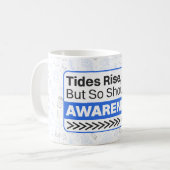 海プラスチック汚染環境認識度 コーヒーマグカップ (正面左)