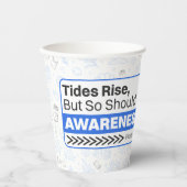 海プラスチック汚染環境認識度 紙コップ (正面)