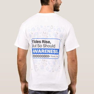 海プラスチック汚染環境認識度 Tシャツ