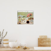 海ベビーキャンバス印刷 ポスター (キッチン)