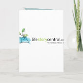 海ホイ記念カード/葬式プログラム プログラム (裏面)