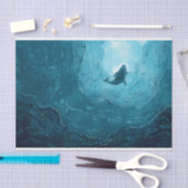 海ホエールアンダーシーデクページ 薄葉紙 (クラフト)