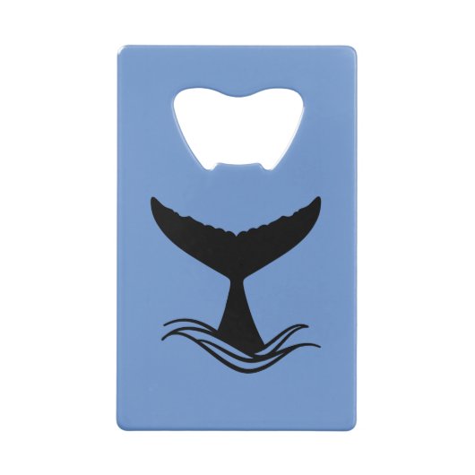 海ホエールテールシルエット クレジットカード栓抜き (裏面)