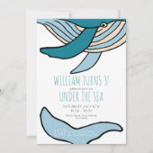 海ホエールボーイズ誕生日パーティー 招待状 (正面)