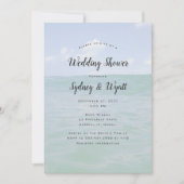 海ホライズンウェディングシャワー招待状テンプレート 招待状 (正面)