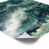 海ホワイトキャ絵を描ップ フォトプリント            (角)