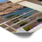 海ポスターの絵画風合い ポスター (角)