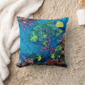 海ポリエステル装飾用クッション16"の女王x 16" クッション (ブランケット)