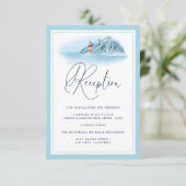 海マウンテンライトハウスライトブルー披露宴 エンクロージャーカード (スタンド正面)