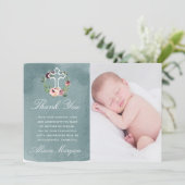 海マルサラフローラバプテスマサンキューカード 招待状 (スタンド正面)