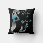 海マーメイドが飛び散ろう クッション (裏面)