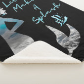 海マーメイドが飛び散ろう シェルパブランケット (3/4)