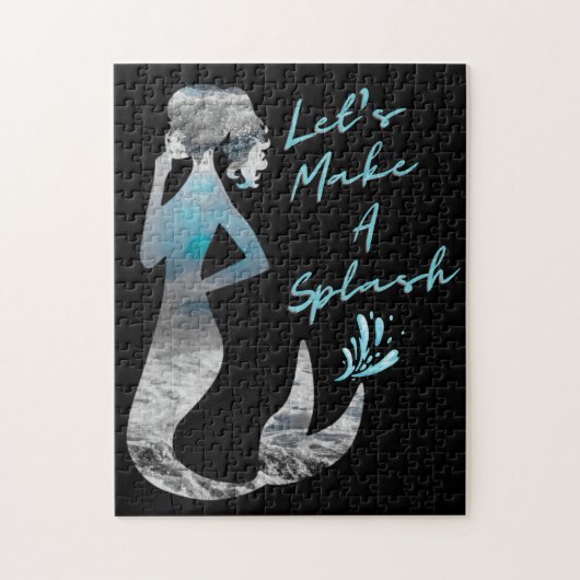 海マーメイドが飛び散ろう ジグソーパズル (縦)