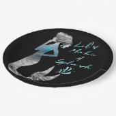 海マーメイドが飛び散ろう ペーパープレート (アングル)