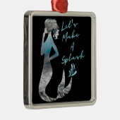 海マーメイドが飛び散ろう メタルオーナメント (右)