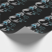 海マーメイドが飛び散ろう ラッピングペーパー (角)