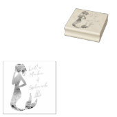 海マーメイドが飛び散ろう ラバースタンプ (押印)