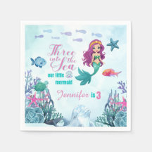 海マーメイドテーマ3歳の誕生日パート