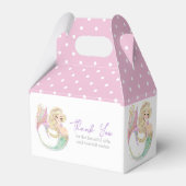 海マーメイドパーティーベビーシャワーありがとう フェイバーボックス (裏面サイド)