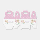 海マーメイドパーティーベビーシャワーありがとう フェイバーボックス (折り畳みなし)