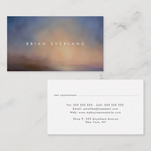 海ミステリー連絡プロファイルアポイントメントカード 予約カード (正面/裏面)