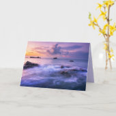 海ミストグリーティングカード カード (黄色い花)