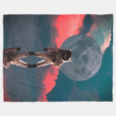 海ムーンウォーク フリースブランケット (正面(横))